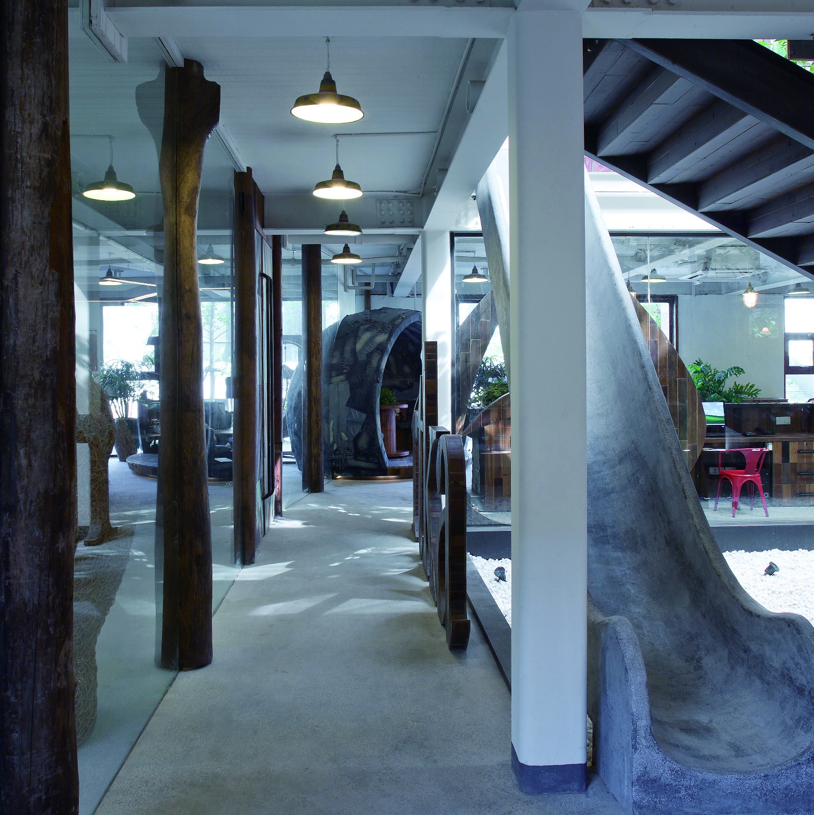 Artka 米拉之家办公空间 | 复古工业风中的自然与创意-8