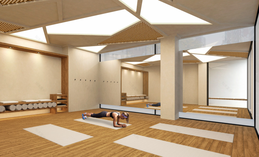 简约城市绿洲——246 平米 wellness 中心设计-28