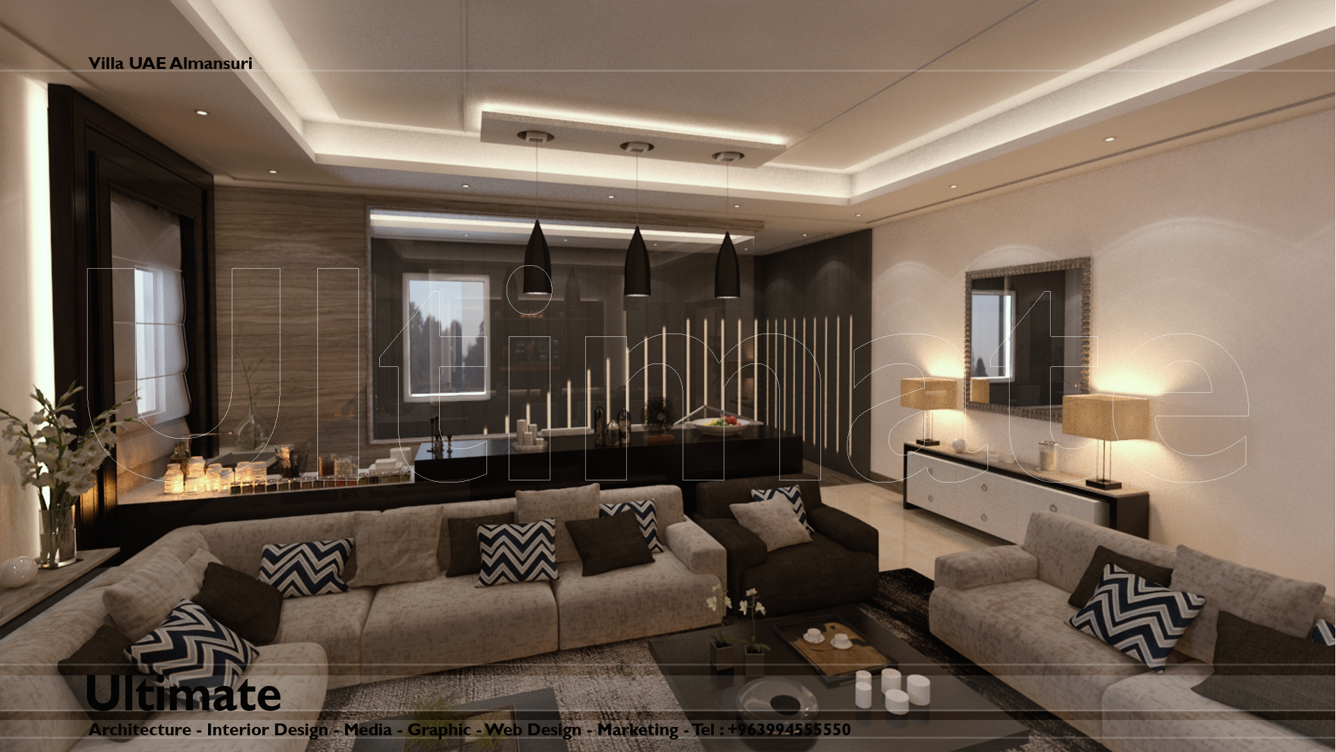 阿联酋 Almansuri 别墅室内设计案例分析-9