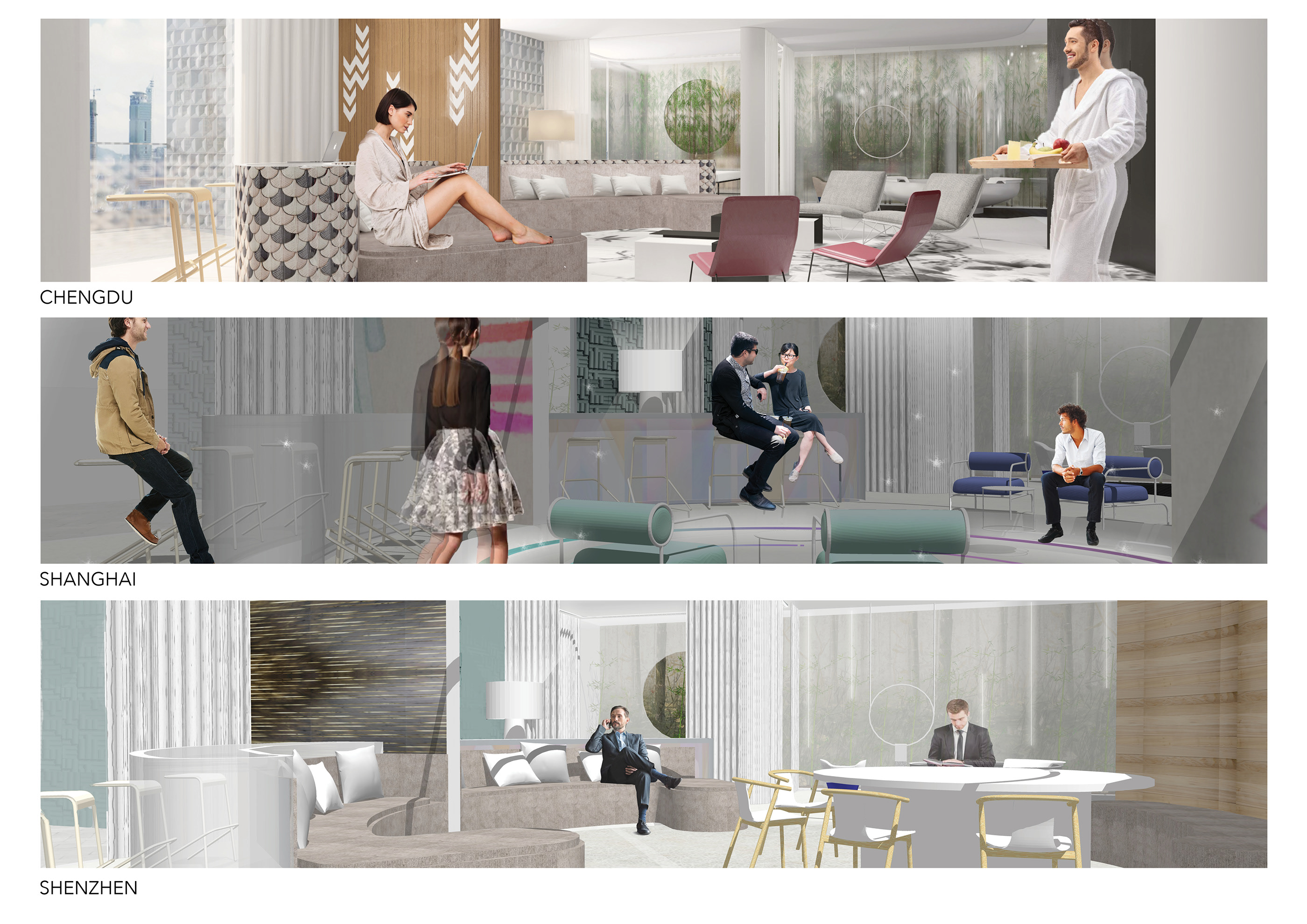 成都双套房酒店设计，意式风情融入中式元素-47