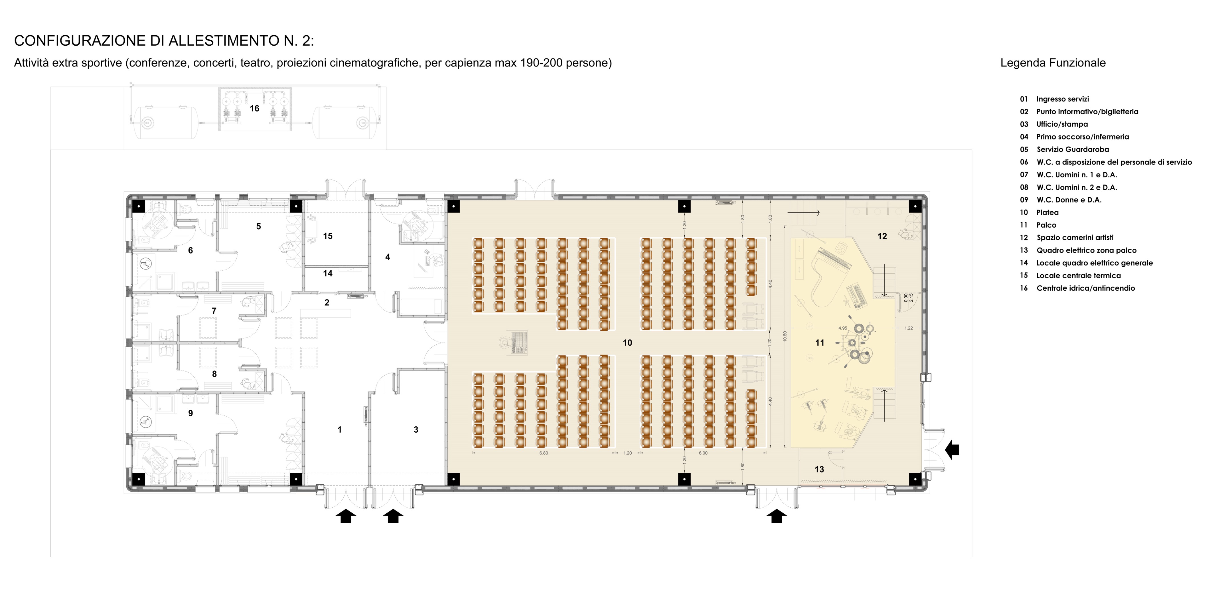多功能结构建筑 | Cortale 市运动与文化中心-9
