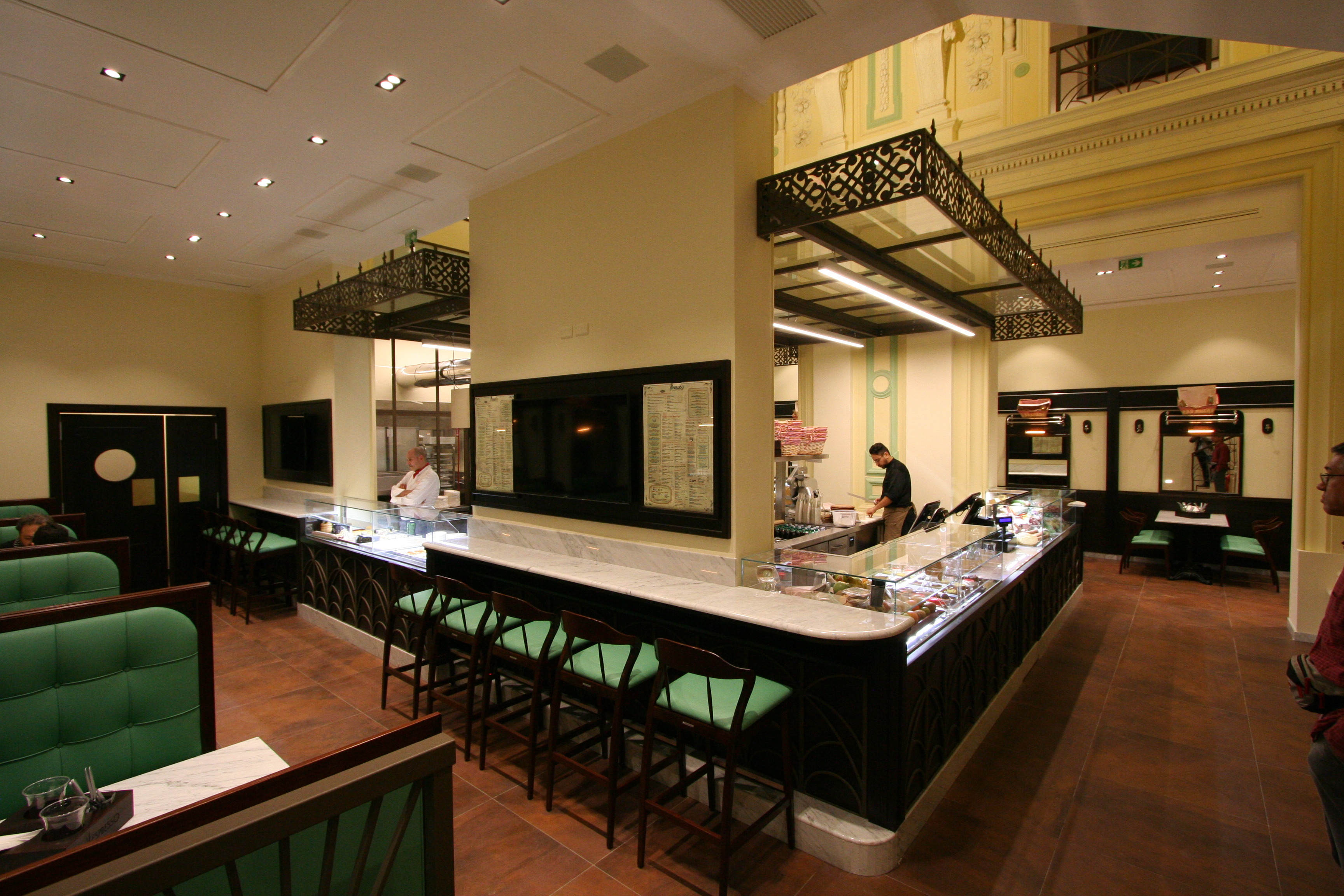 罗马的自由主义风格火车站咖啡馆——Hespresso-5