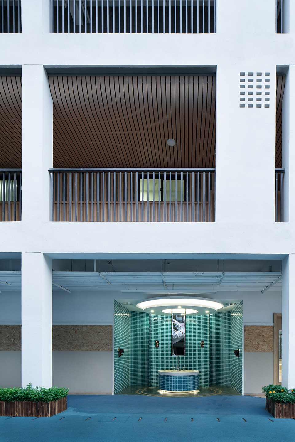 湖北十堰 A+自然幼儿园——自然、简约、童趣的空间设计-33