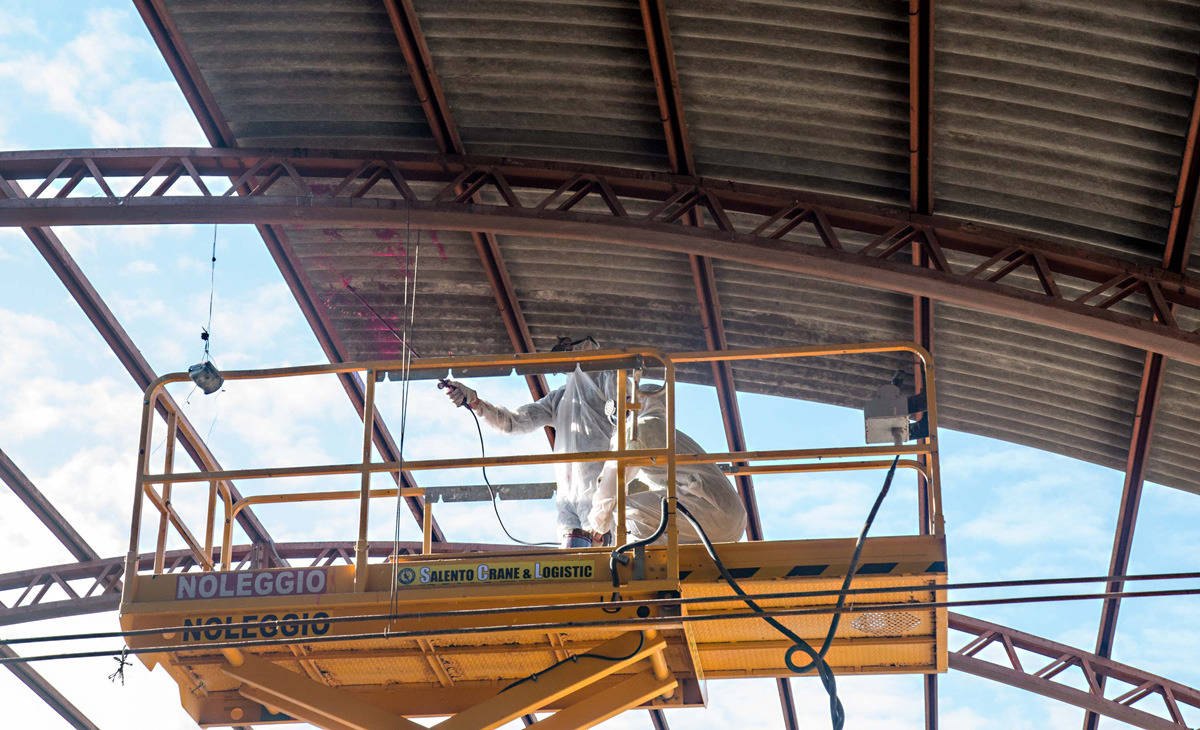 2016-2017 年意大利 Nardò工业仓库改造 | 1700 平米 Ethernit 覆盖屋顶翻新-22