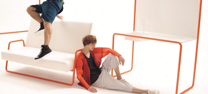 线之韵 · 三宅一生男士褶皱系列展-2