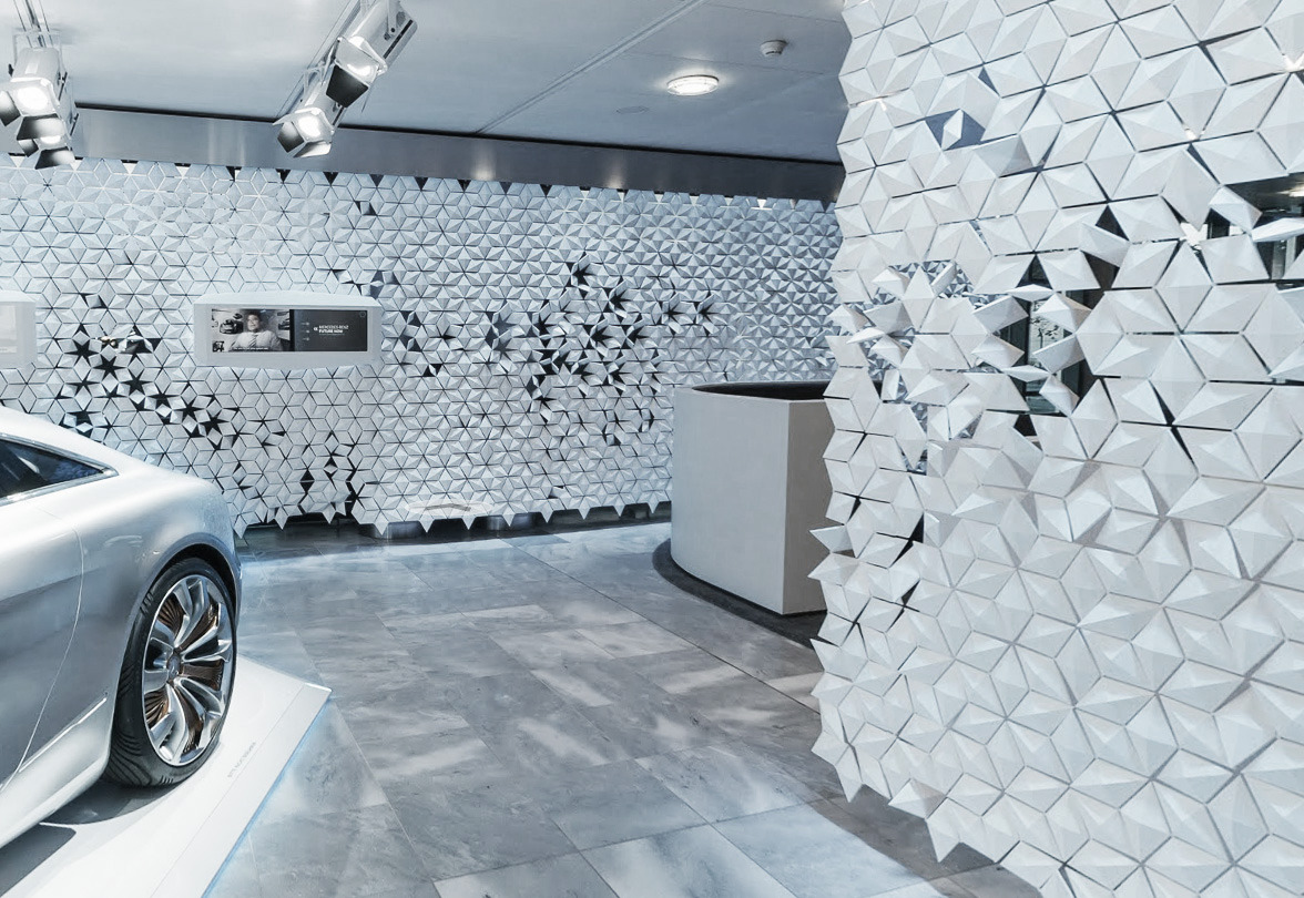 奔驰博物馆的创意墙面设计-3