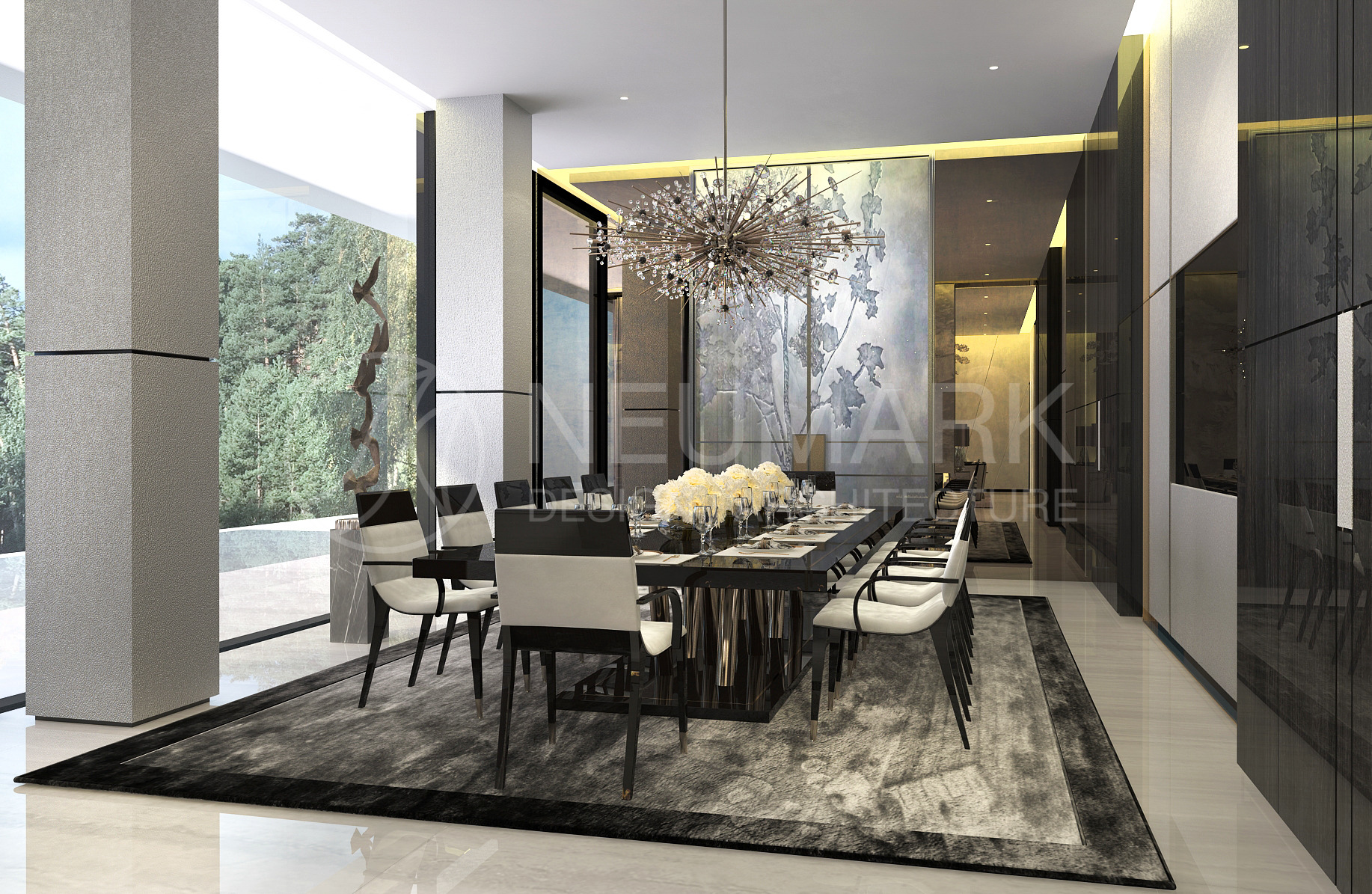 莫斯科 Barvikha 区 1800 平方米现代豪华别墅设计-24