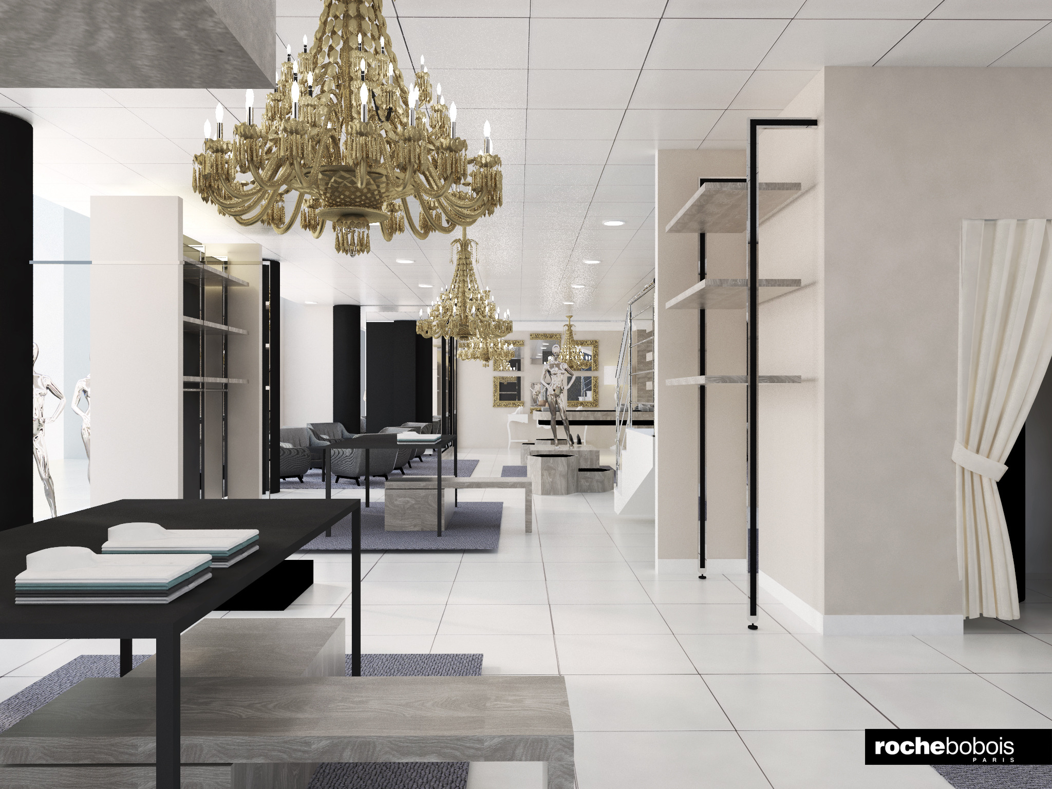 三层 600 平米展示空间的室内设计佳作-4