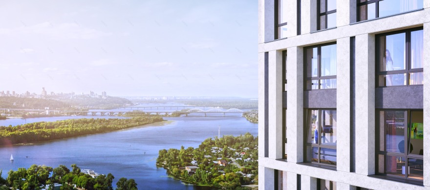 基辅左岸简约风格住宅综合体-5