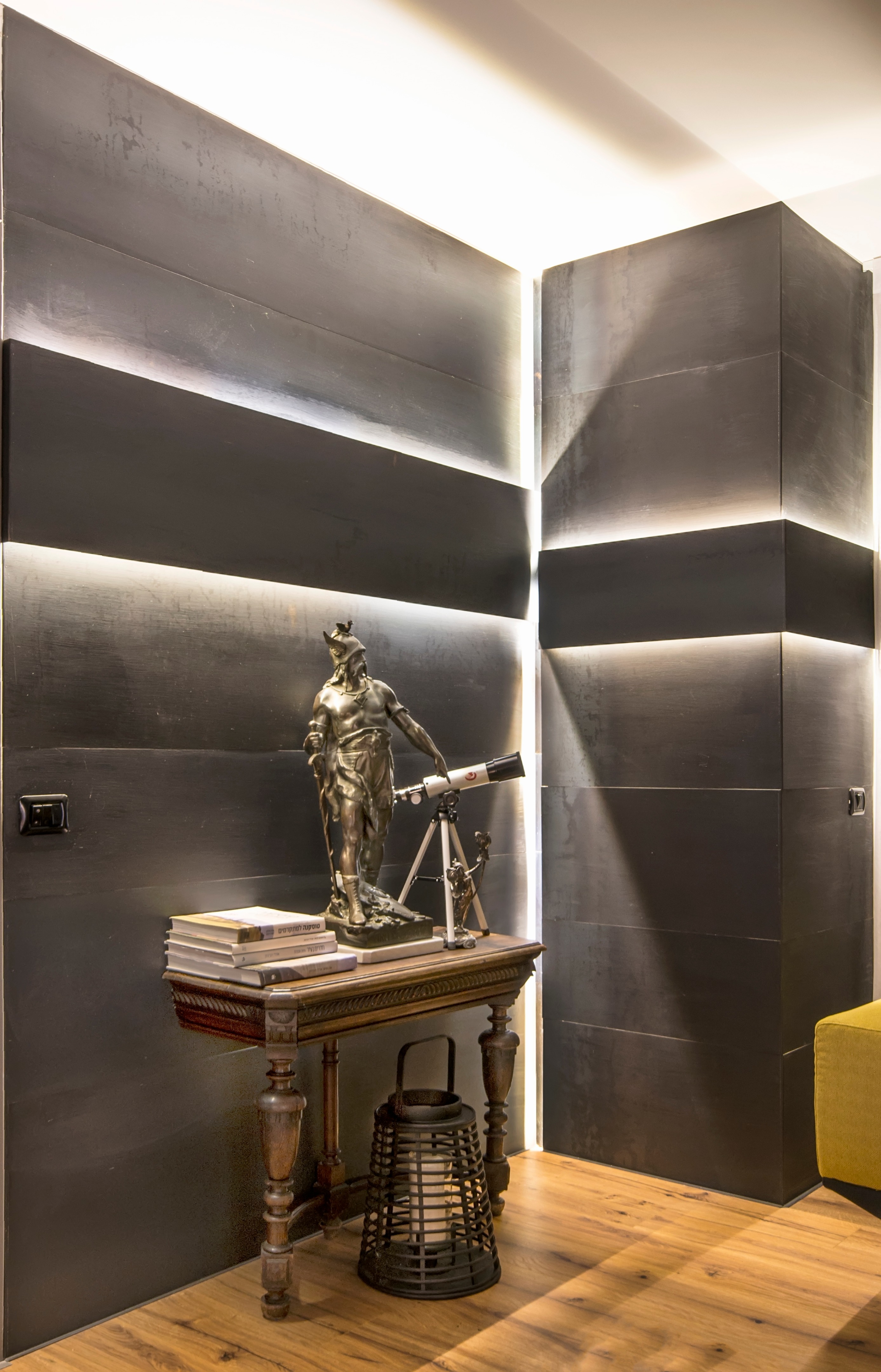 2016 年完成的 Hod Hashron 顶层公寓室内设计-21