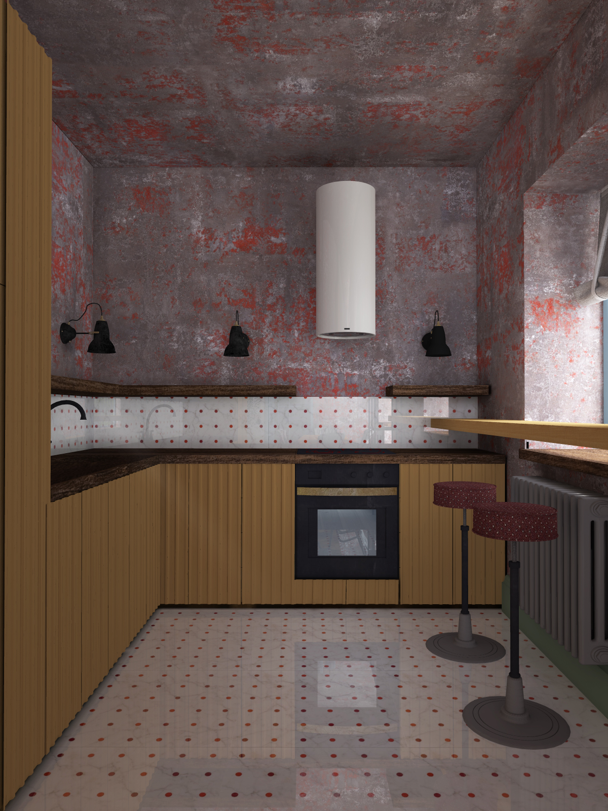 复古公寓的创意翻新-0