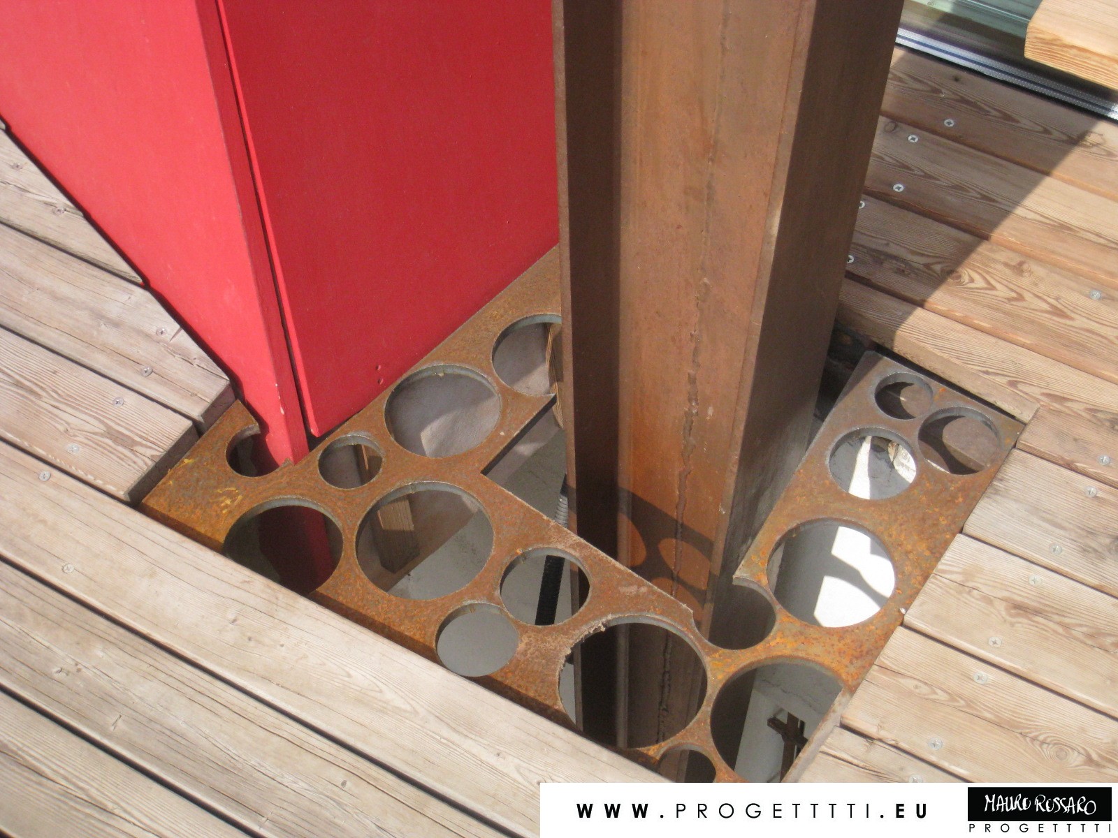 原生材料的艺术共鸣——Casa Rossaro 住宅设计-22