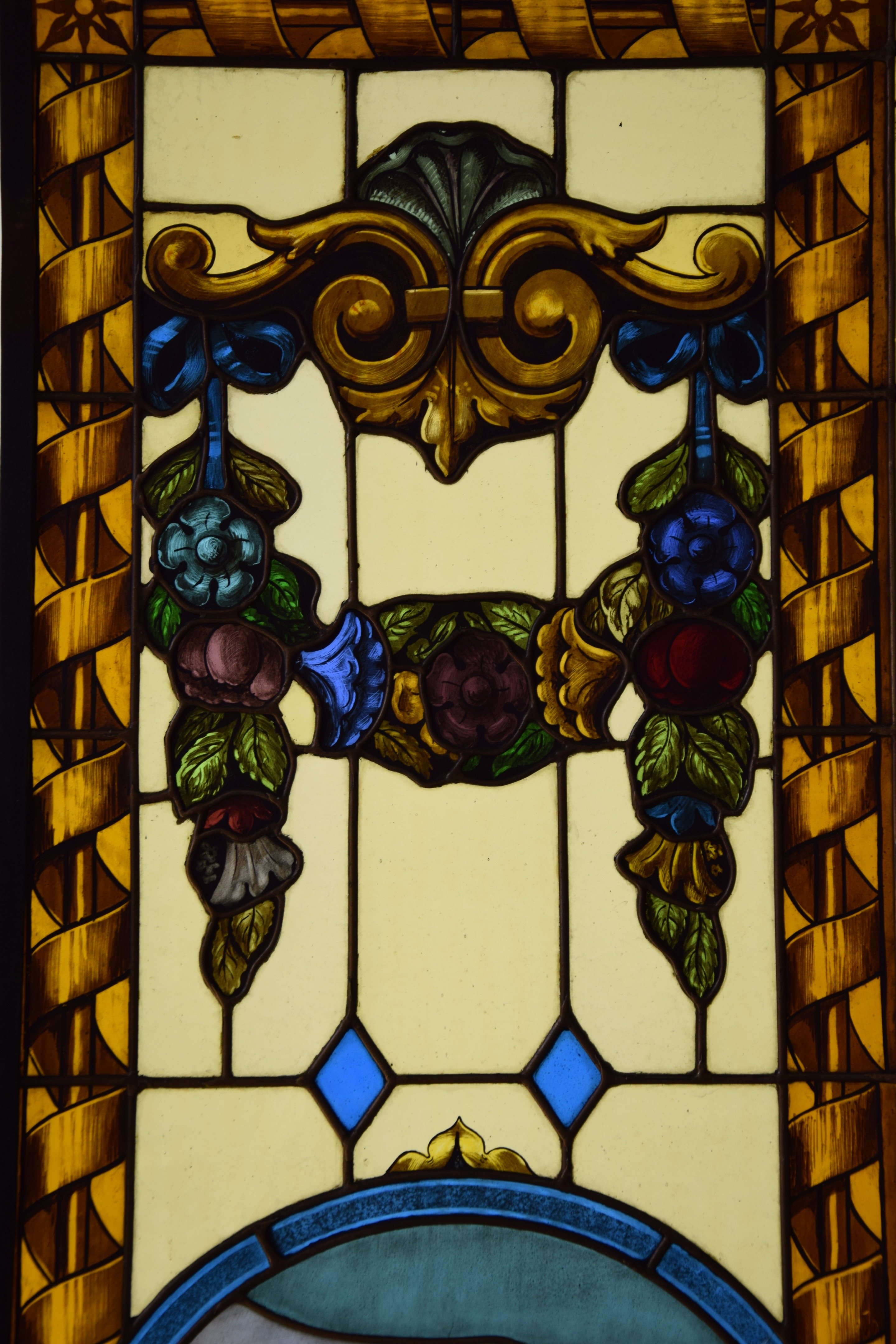 艺术自由风格的复原玻璃窗-4