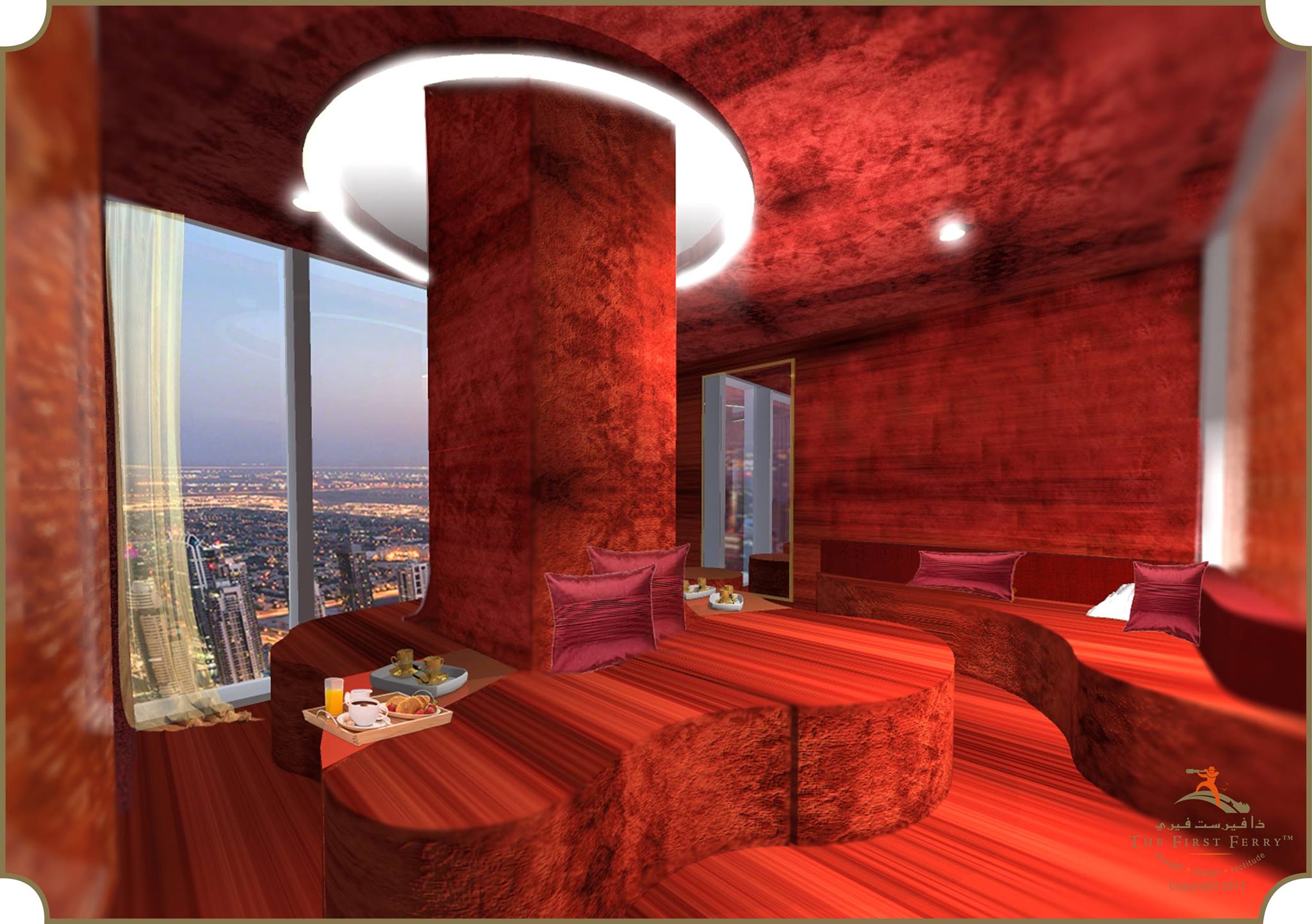 二进制塔 | 迪拜商务湾私人豪华办公空间-9