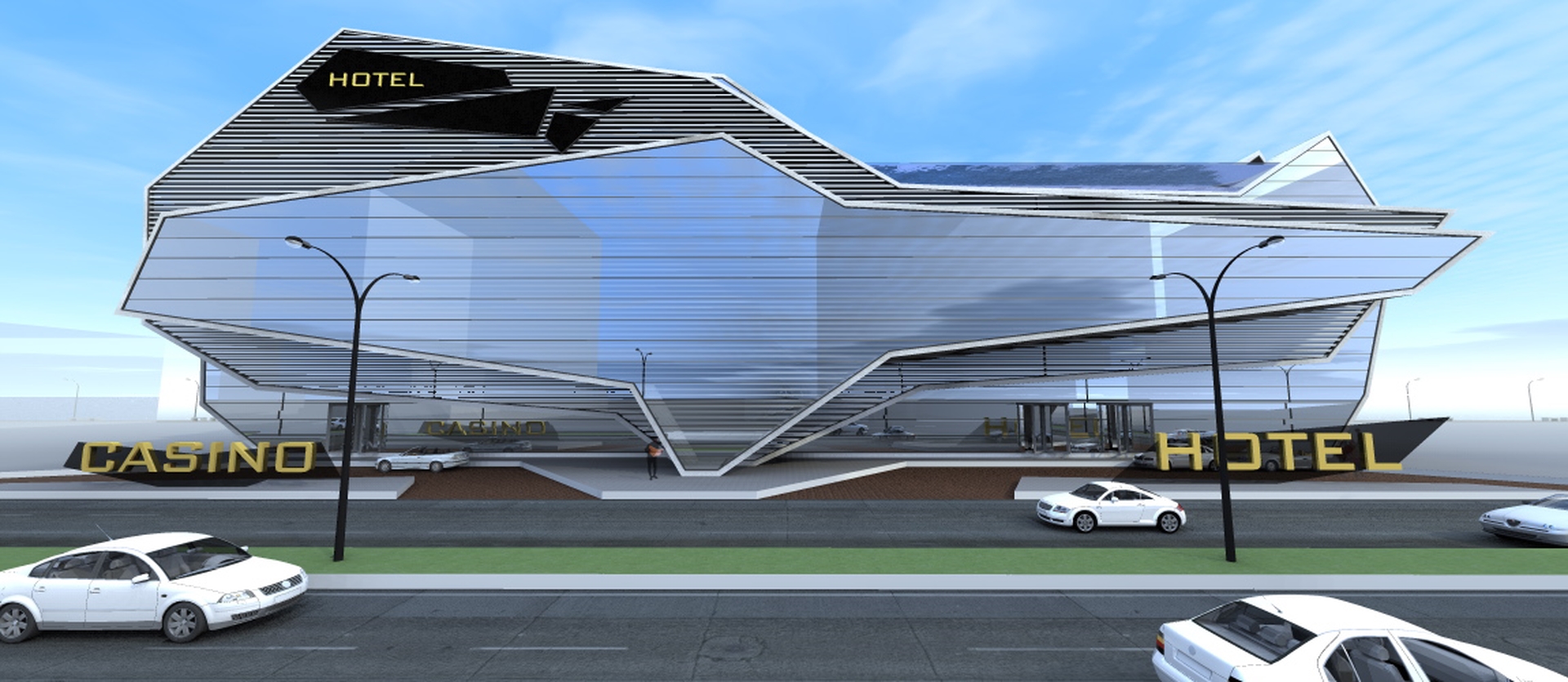 波浪形建筑的海上度假胜地-4