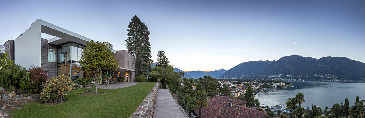 意大利马焦雷湖畔的翻新单家庭住宅-6