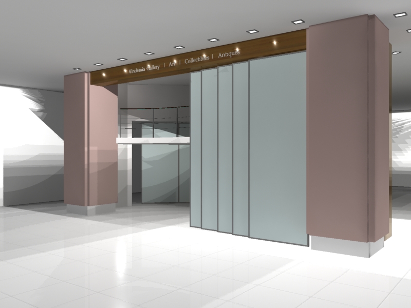 商场艺术收藏品商店设计方案-17