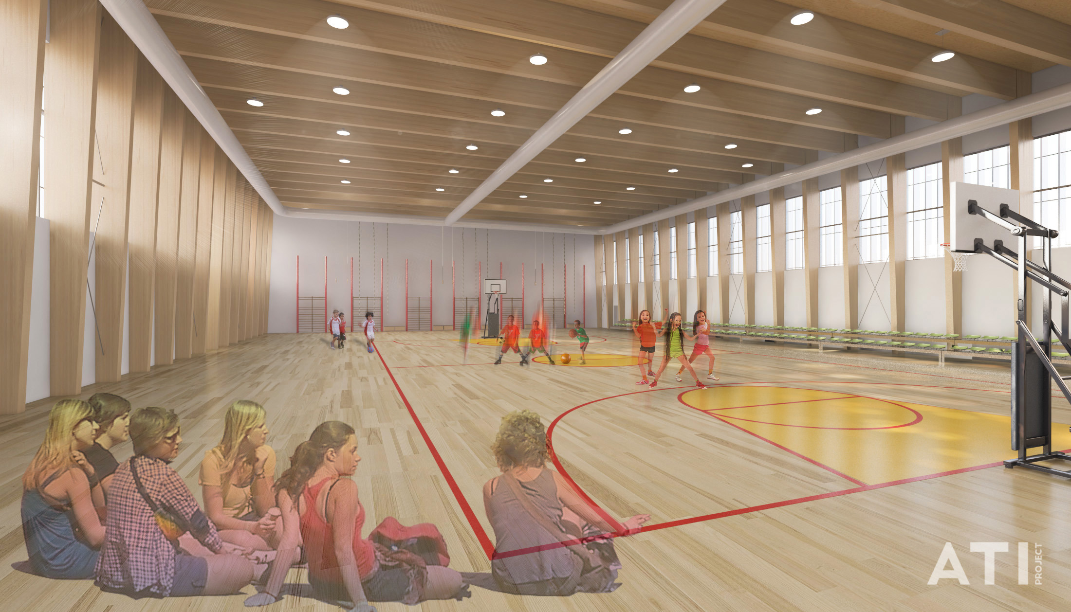 米兰新国立学校 | 绿色环保,智能科技的现代校园-10