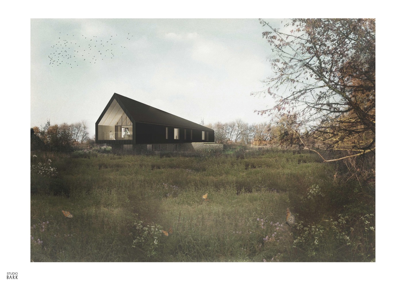 英国环保农舍“黑谷仓”-36