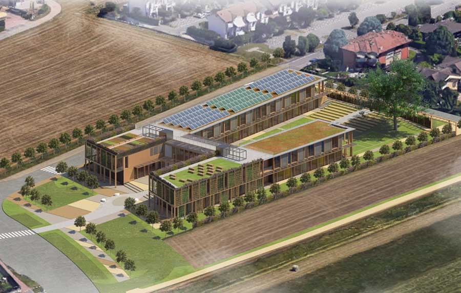 "H"型校园建筑 | 自然镜像与教育故事的融合-1