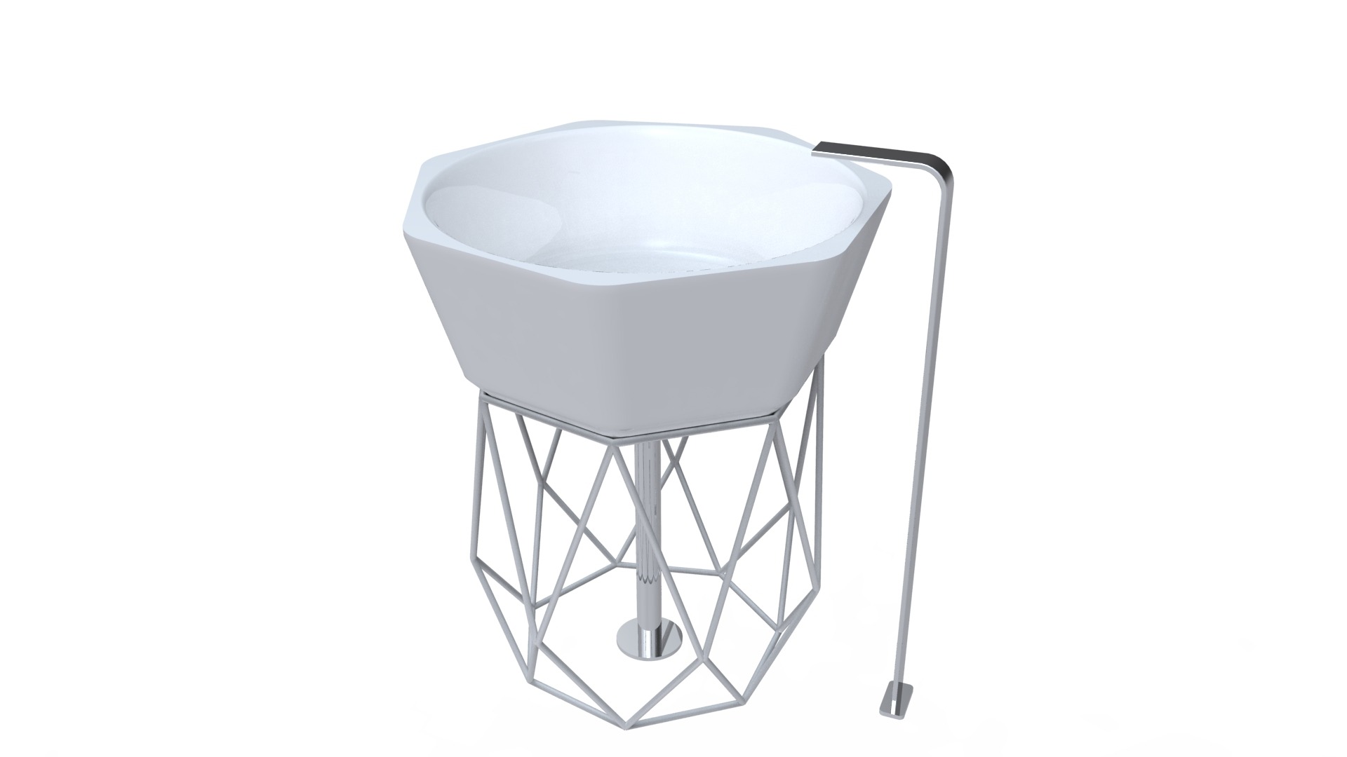 钻石造型独立洗手台-15