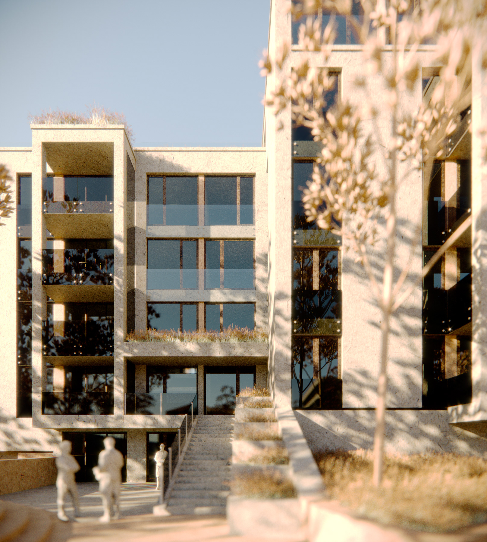 Residential complex. Proposal for competition in Lviv-3