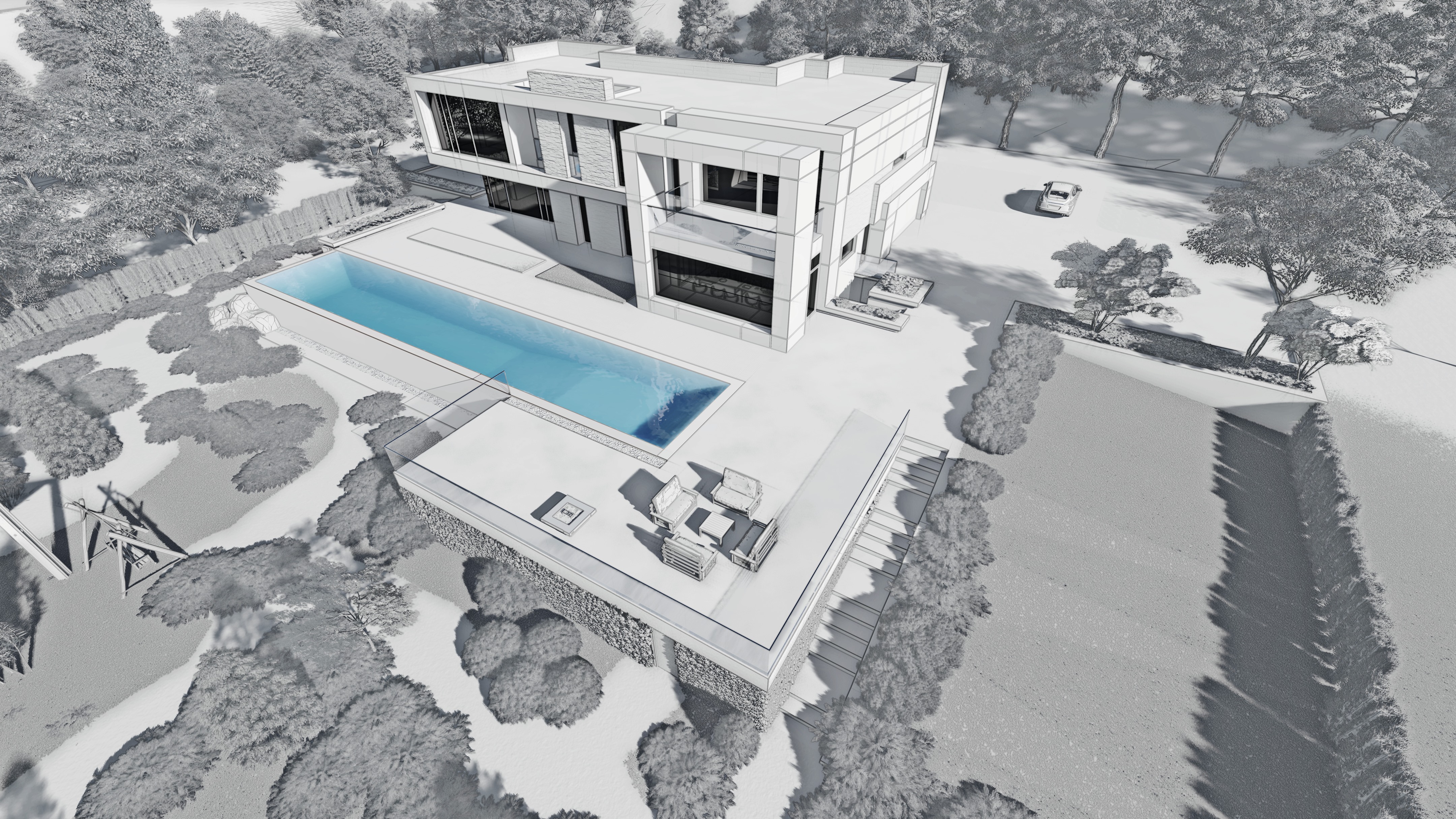 2018 年启动的摩尔多瓦郊区住宅设计-19