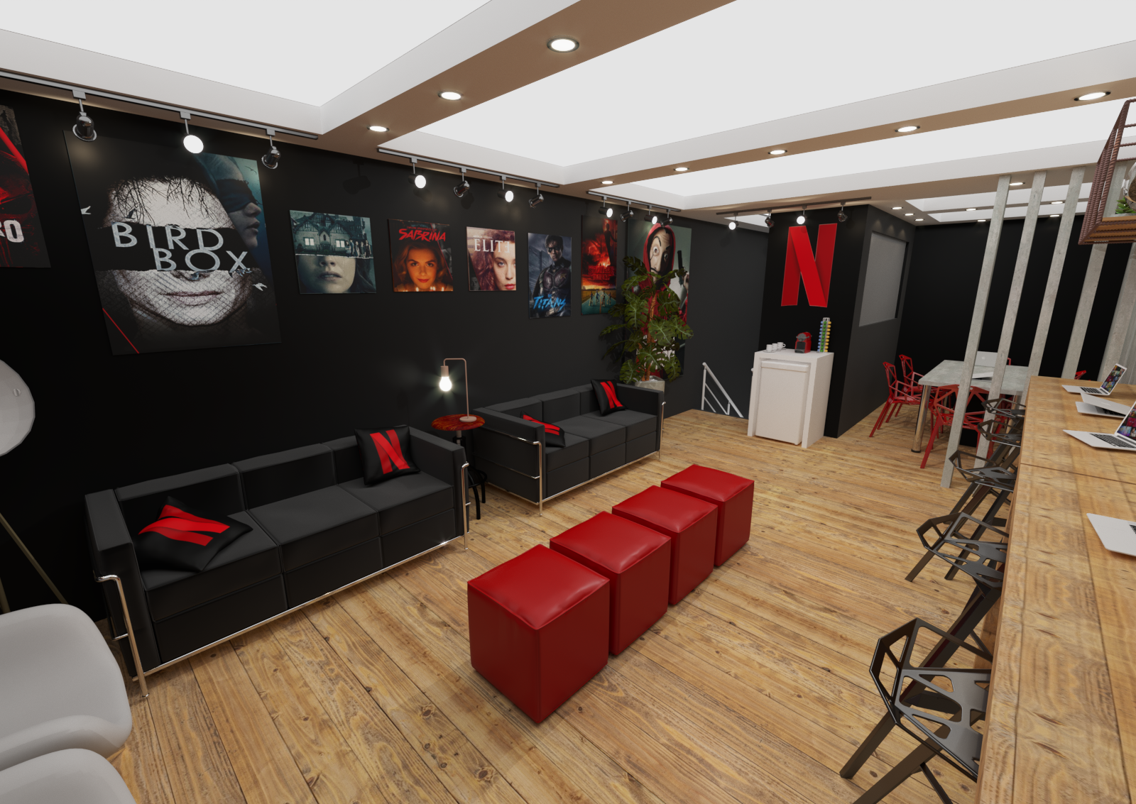 Netflix Mezzanine Interior Design - CCXP2018-5