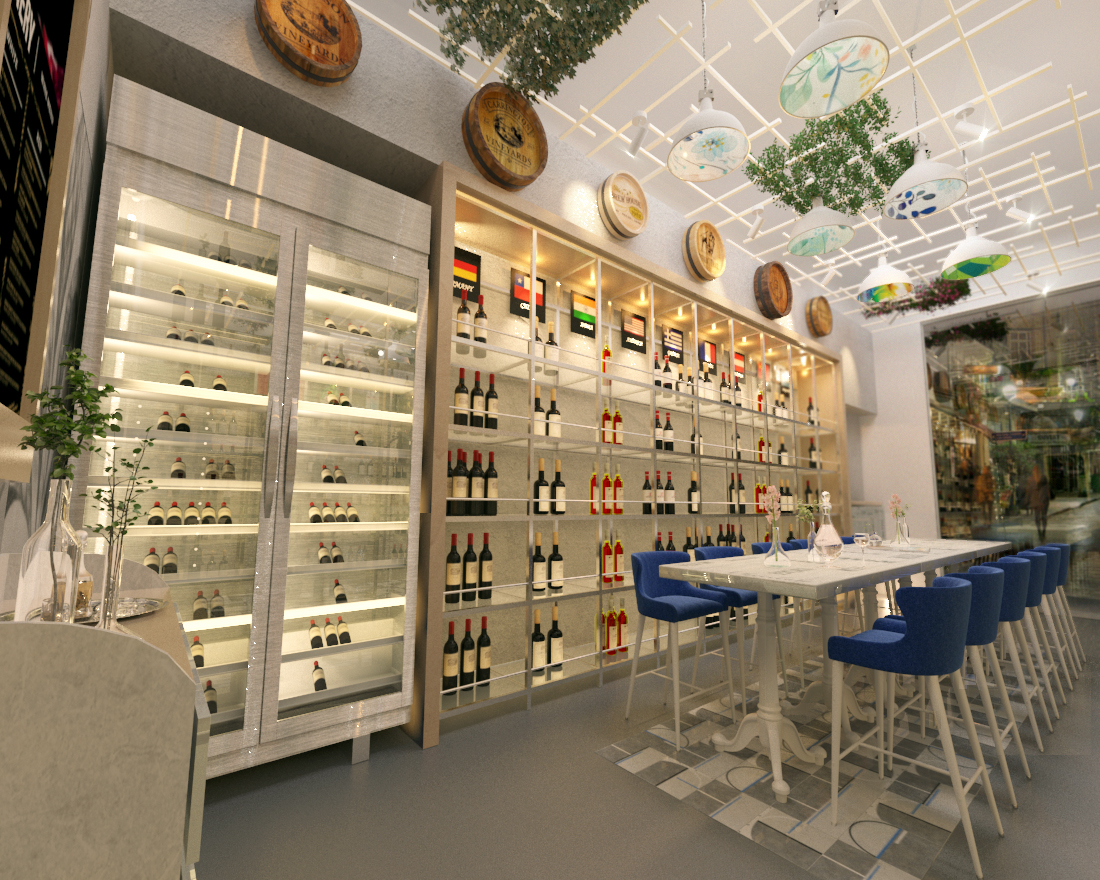 融合酒庄与餐厅的现代设计-1