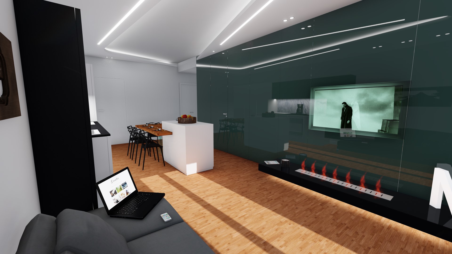 S·C· HOUSE 翻新公寓设计 · 现代简约风引领居住新潮流-1