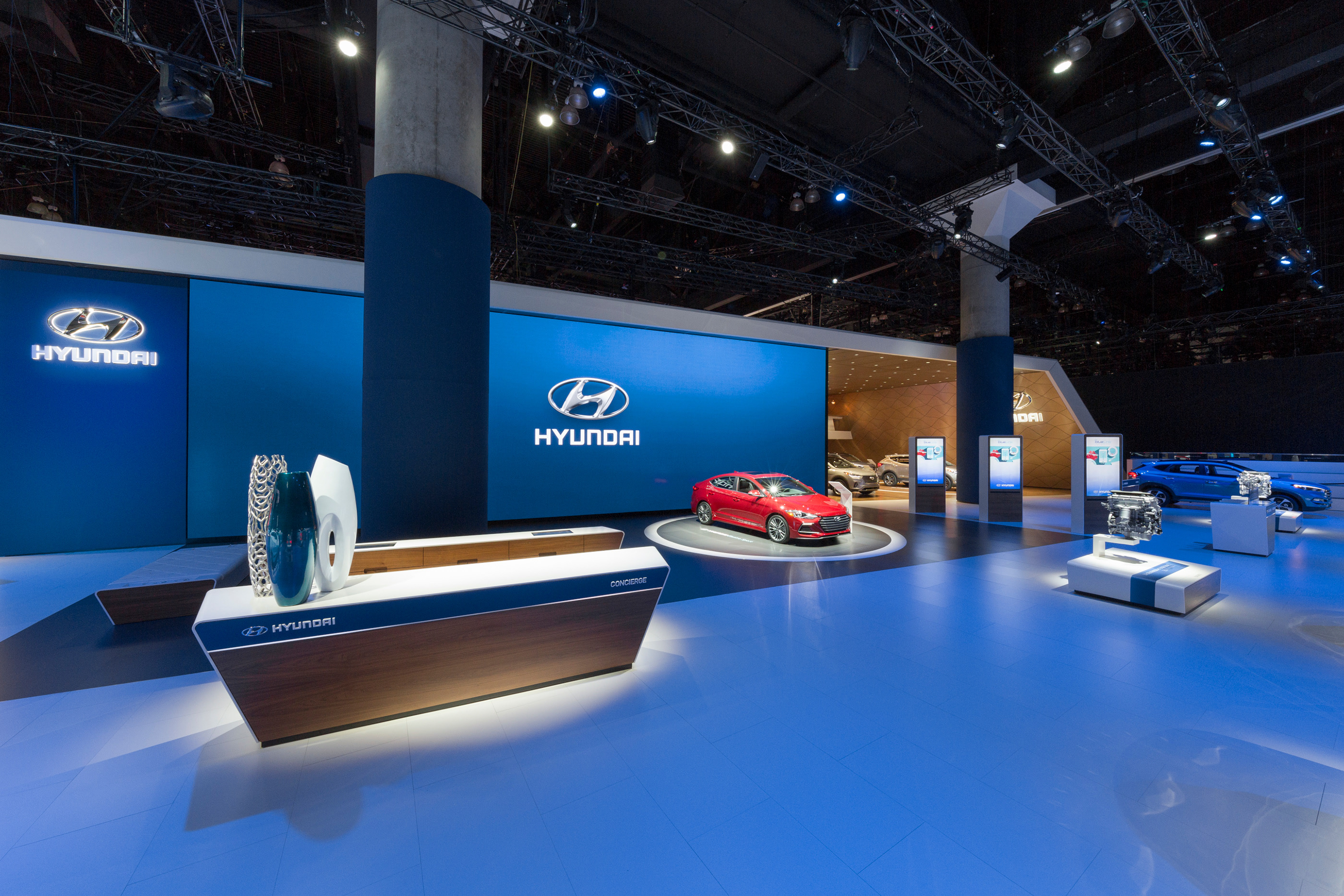 现代汽车洛杉矶车展 2016 展示空间设计-4