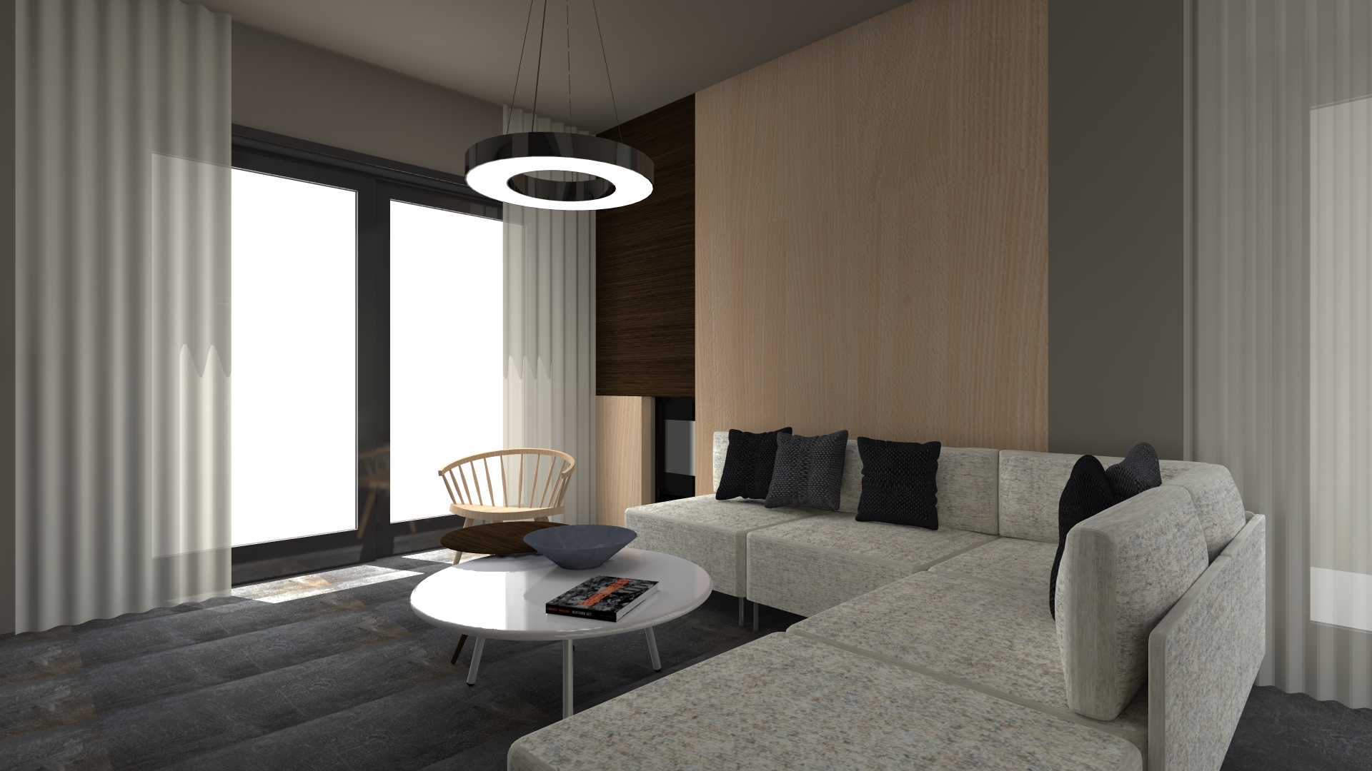 120 平米公寓，打造极简生活空间-2