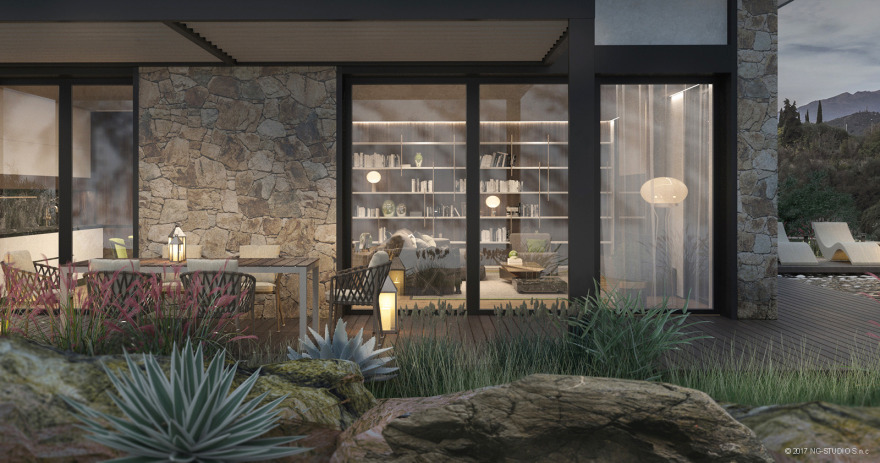 意大利里维埃拉现代别墅设计,NG-STUDIO 打造自然与艺术的融合-9