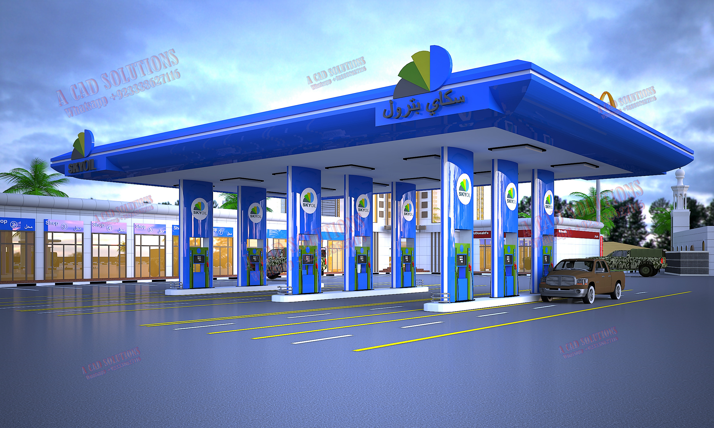 2017 年加油站室内设计案例分析-0