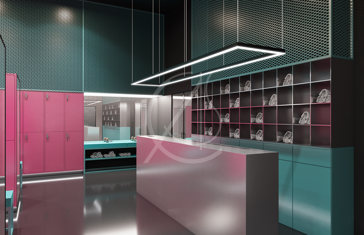 女士健身中心室内设计-23