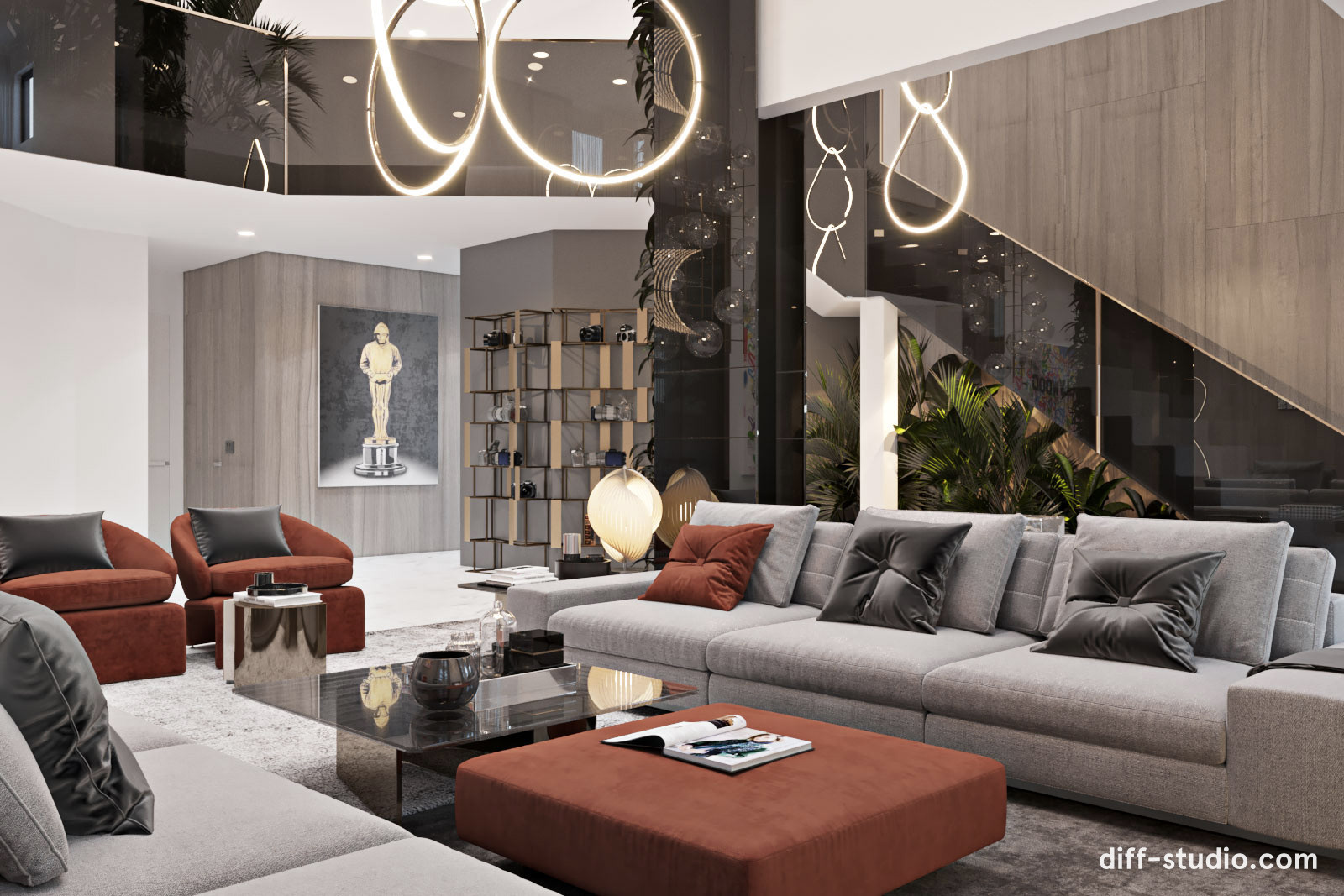 加州洛杉矶私人住宅 -- 简约时尚的现代家居-7