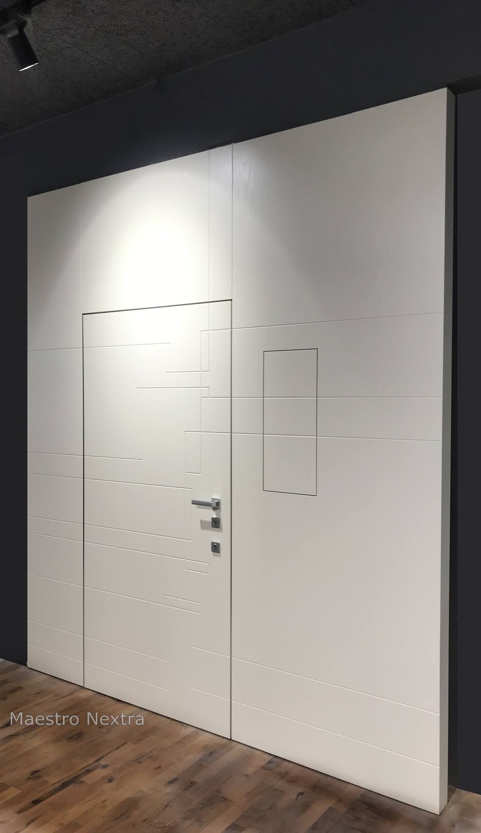 隐秘之门 | 现代木饰面墙壁的创意设计-4