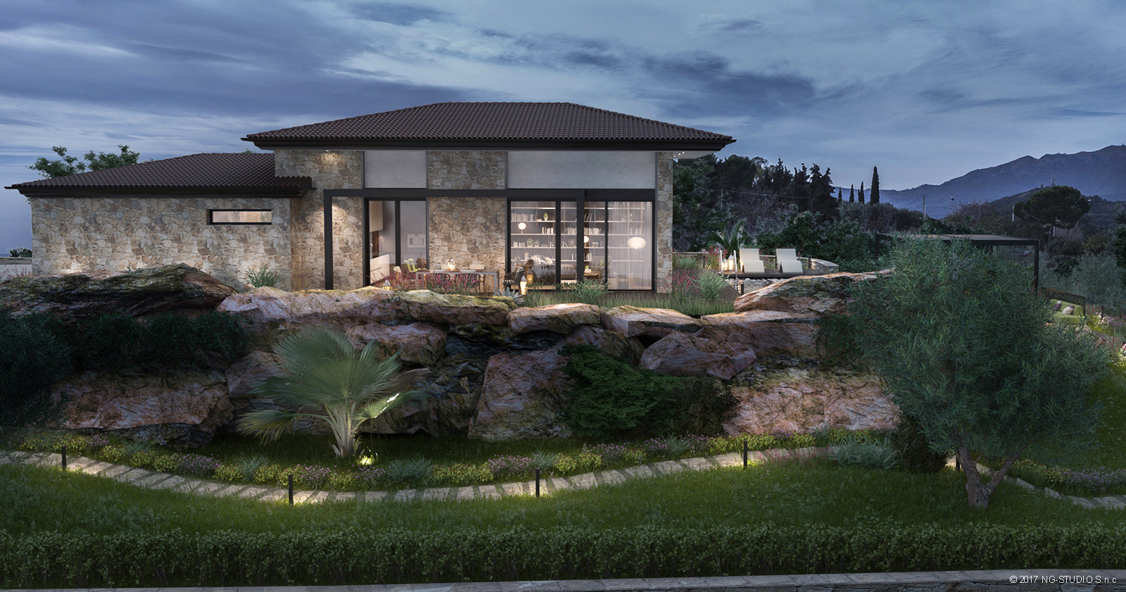 意大利里维埃拉现代别墅设计，NG-STUDIO 打造自然与艺术的融合-1