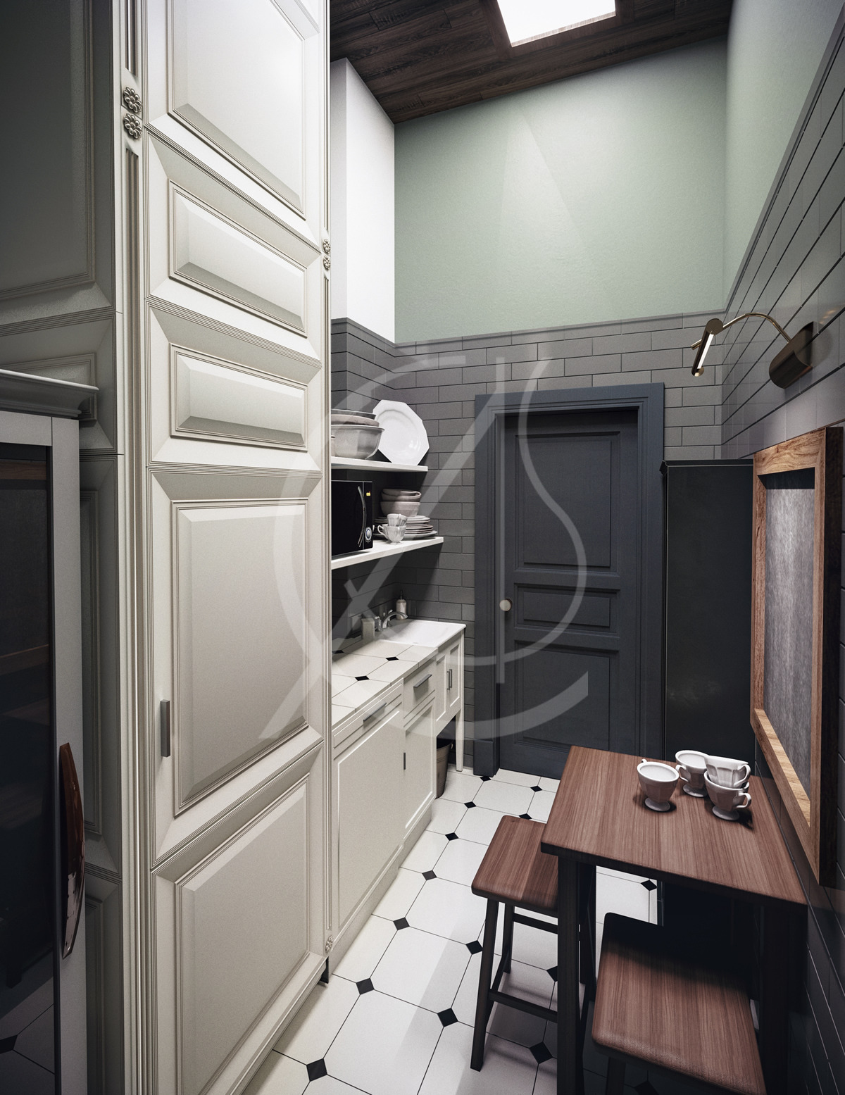 英伦风融合沙特文化，打造校园热点学生咖啡厅-17