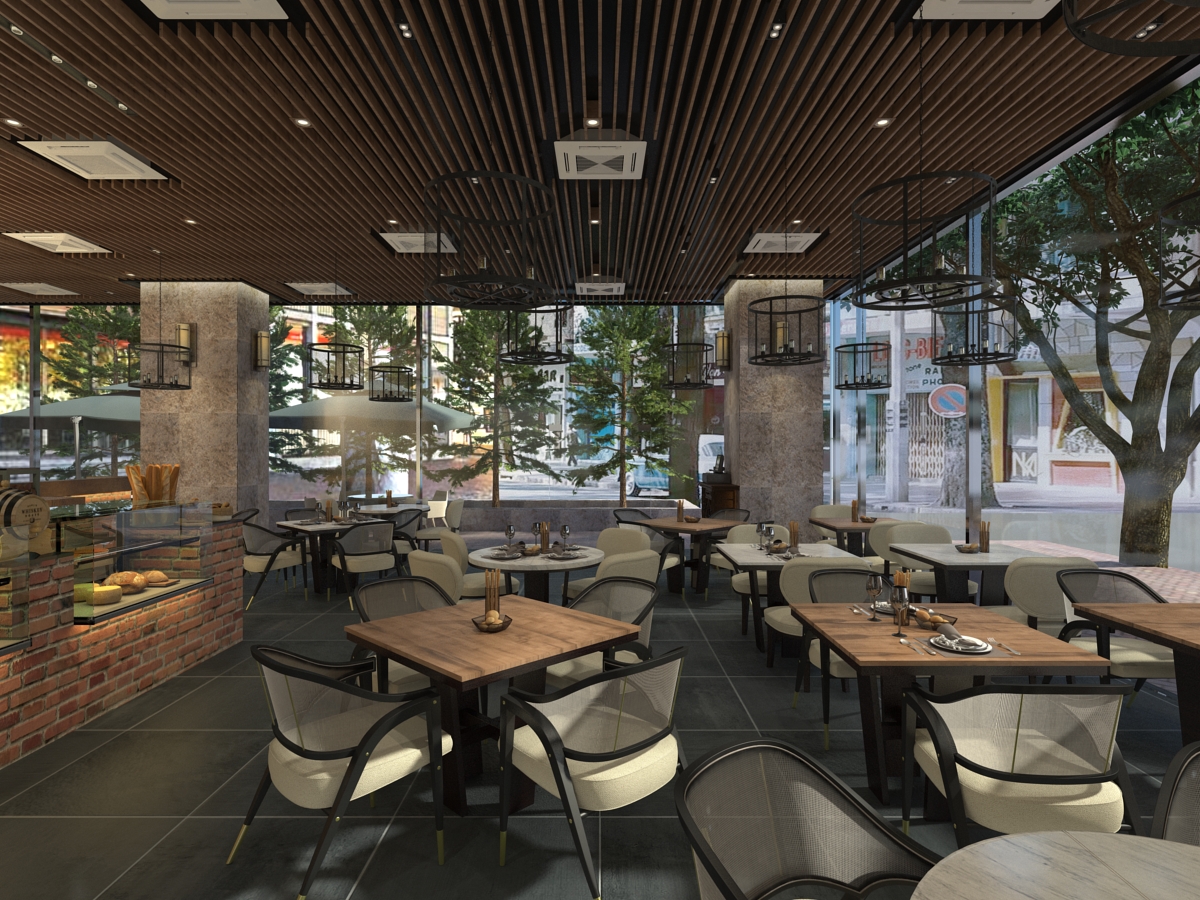 Interior Design - BASILICO Restaurant-1