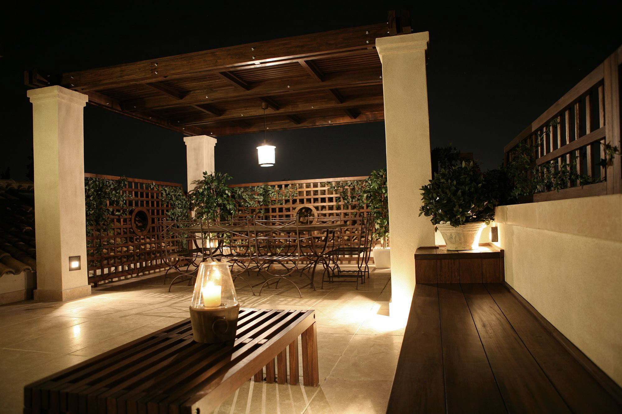 简约时尚的露台公寓设计-9