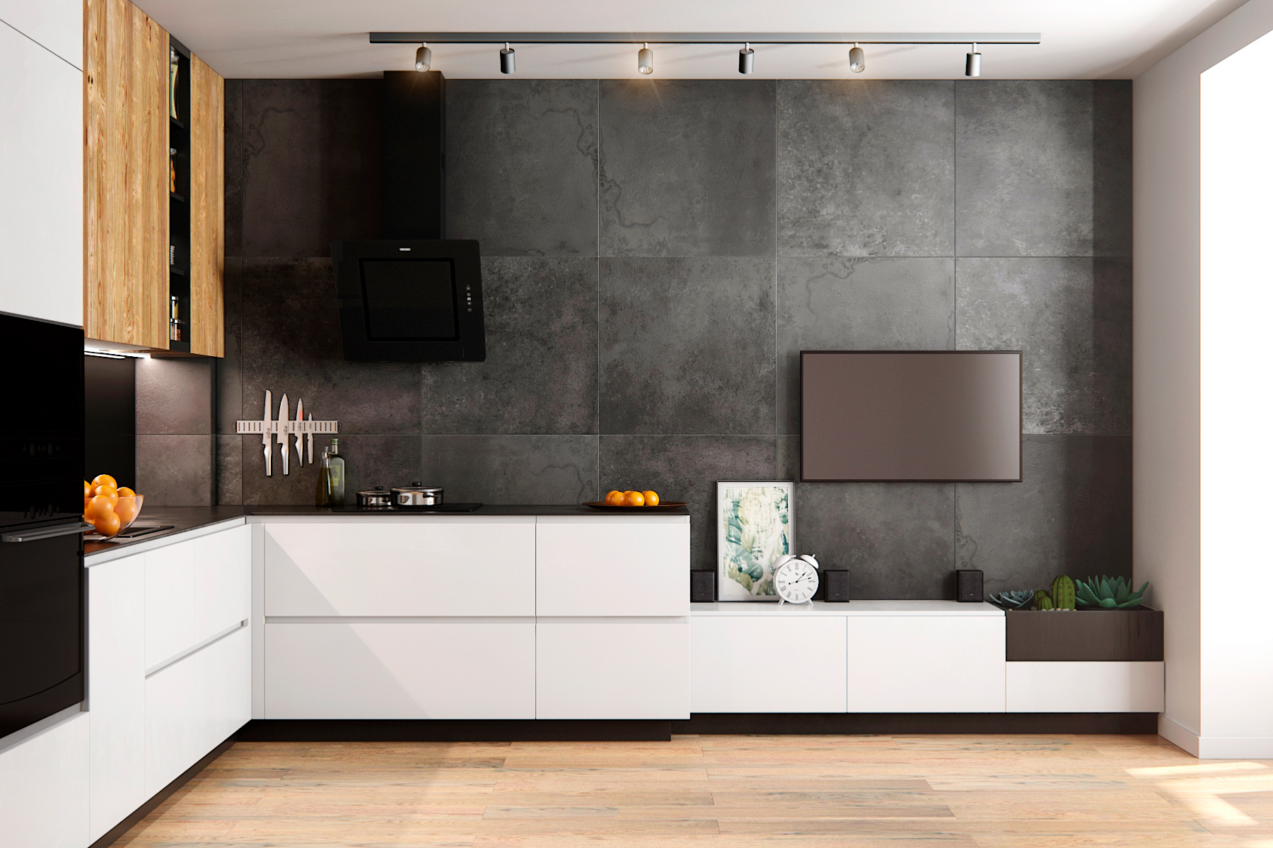 2017 年乌克兰基辅灰色系室内设计案例-7