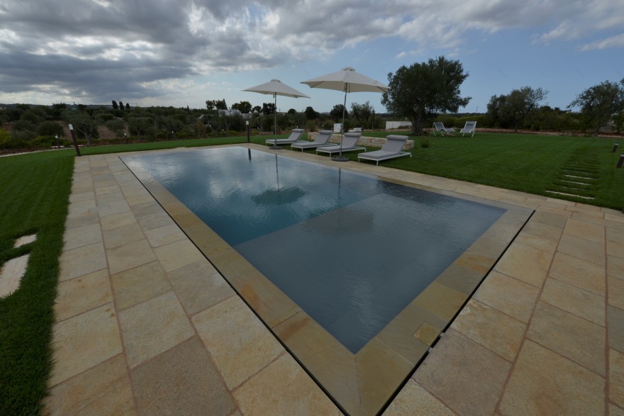 意大利乡村风格泳池设计-1