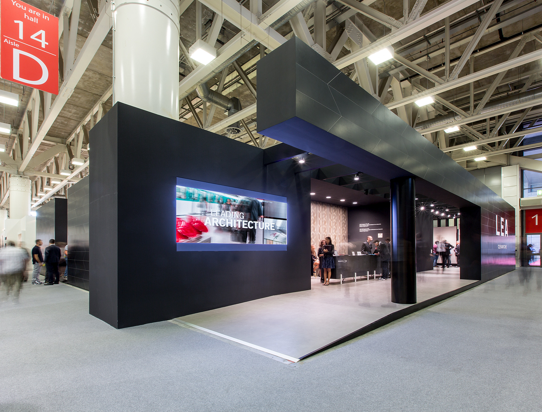 博洛尼亚 Cersaie 展会 LEA 陶瓷展台设计-14