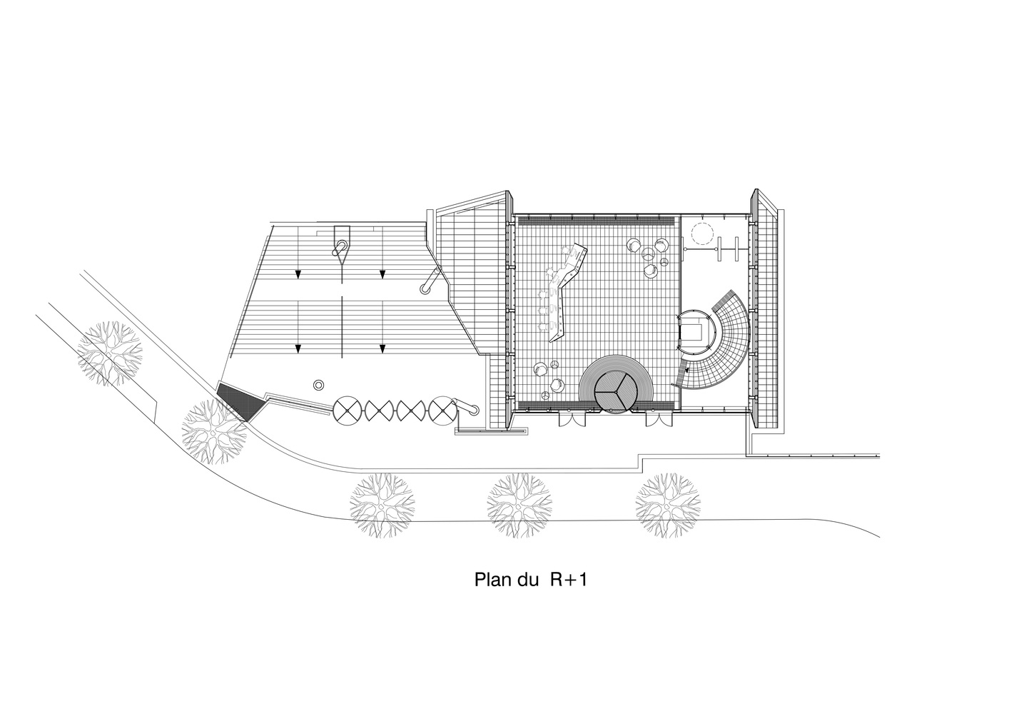 法国农业信贷银行总部,现代优雅的绿色校园-57