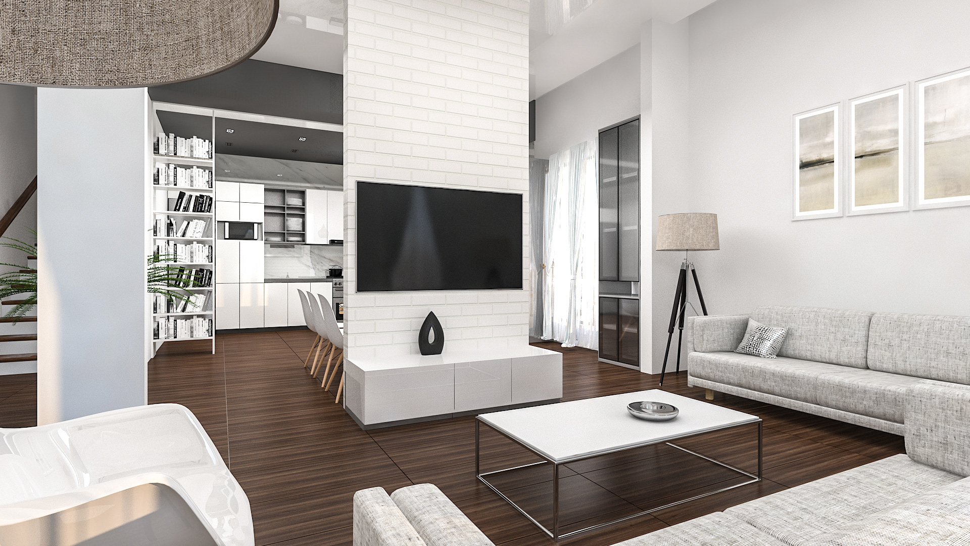 现代简约客厅设计案例-4