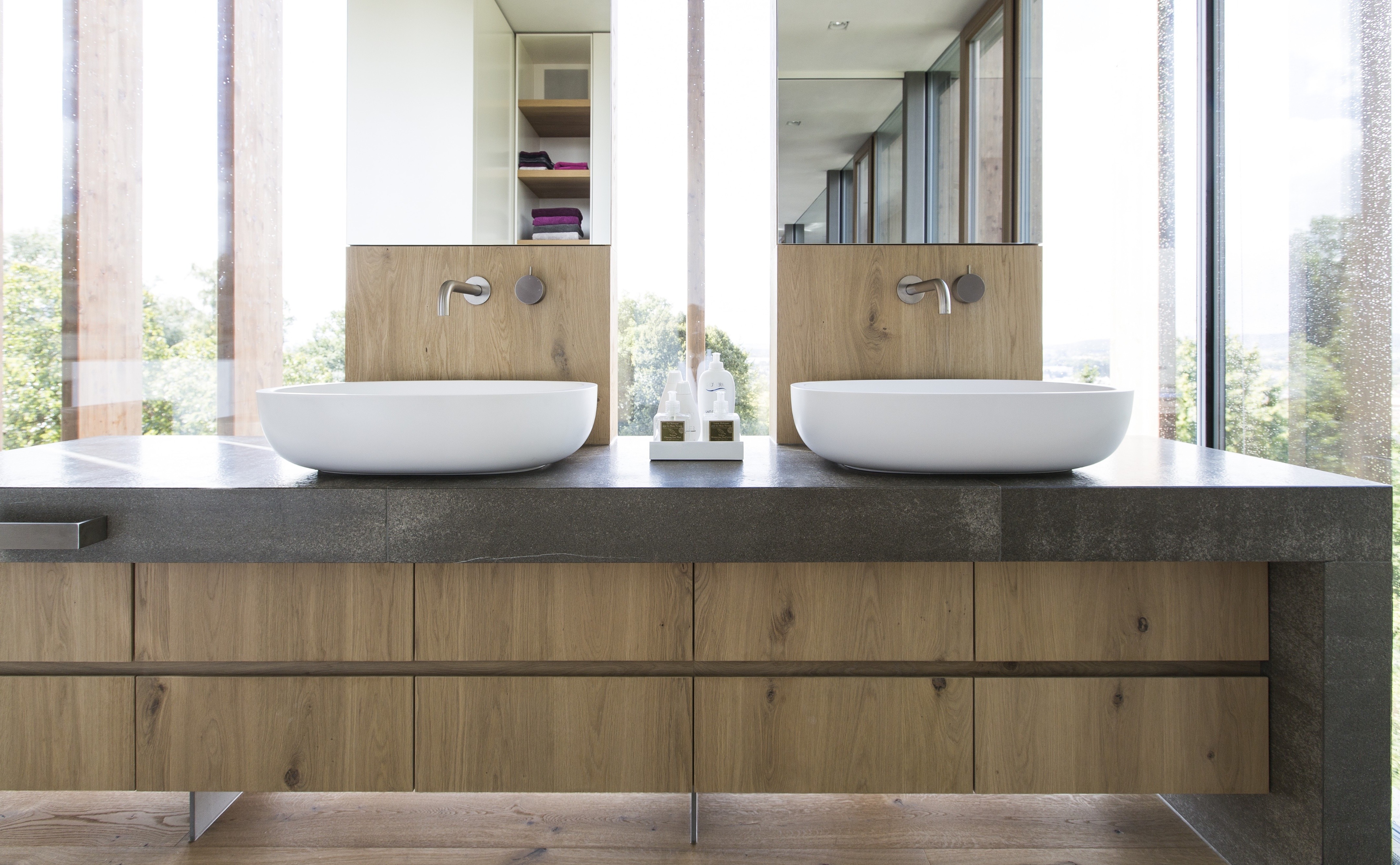 2013 年完成的德国木质独立住宅室内设计-17