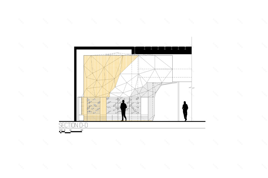 几何魅力 · 山姆光学商店的时尚空间设计-15