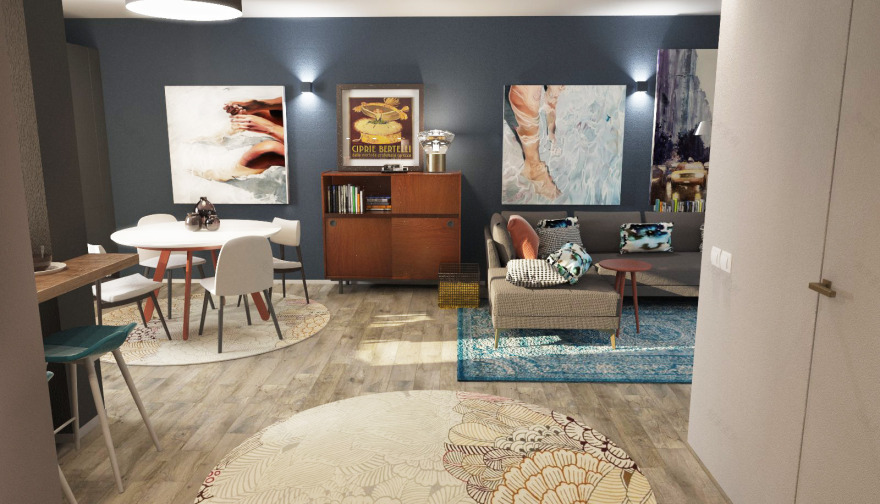 2016 年完成的 F+F+N 公寓室内设计-7