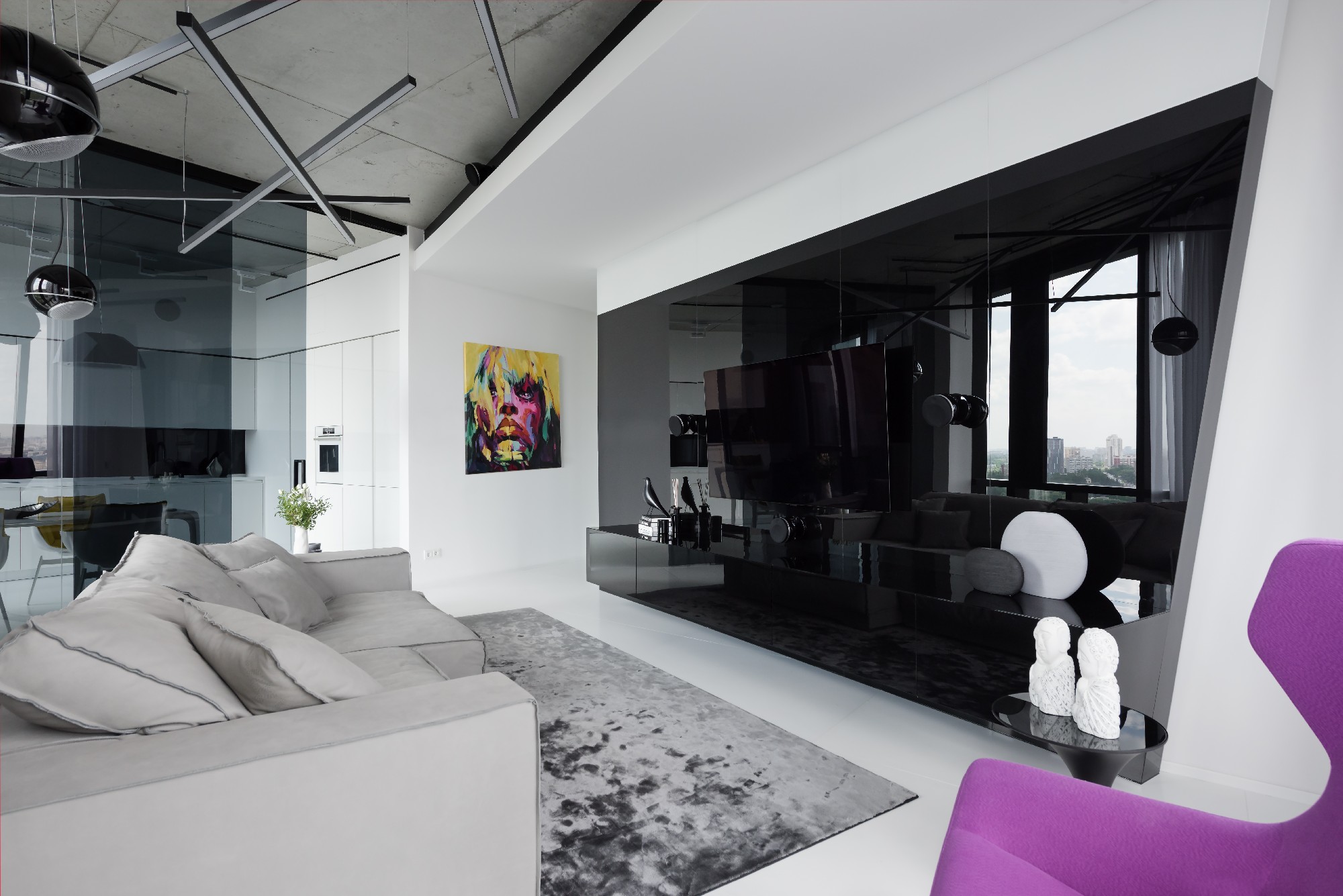 莫斯科塔楼未来主义家居设计-17